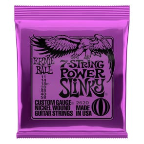 Ernie Ball 2620 7-String Power Slinky Nickel Electric Guitar Strings