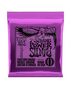 Ernie Ball 2620 7-String Power Slinky Nickel Electric Guitar Strings