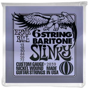 Ernie Ball 2839 Slinky Nickel Wound 6-String Baritone Strings