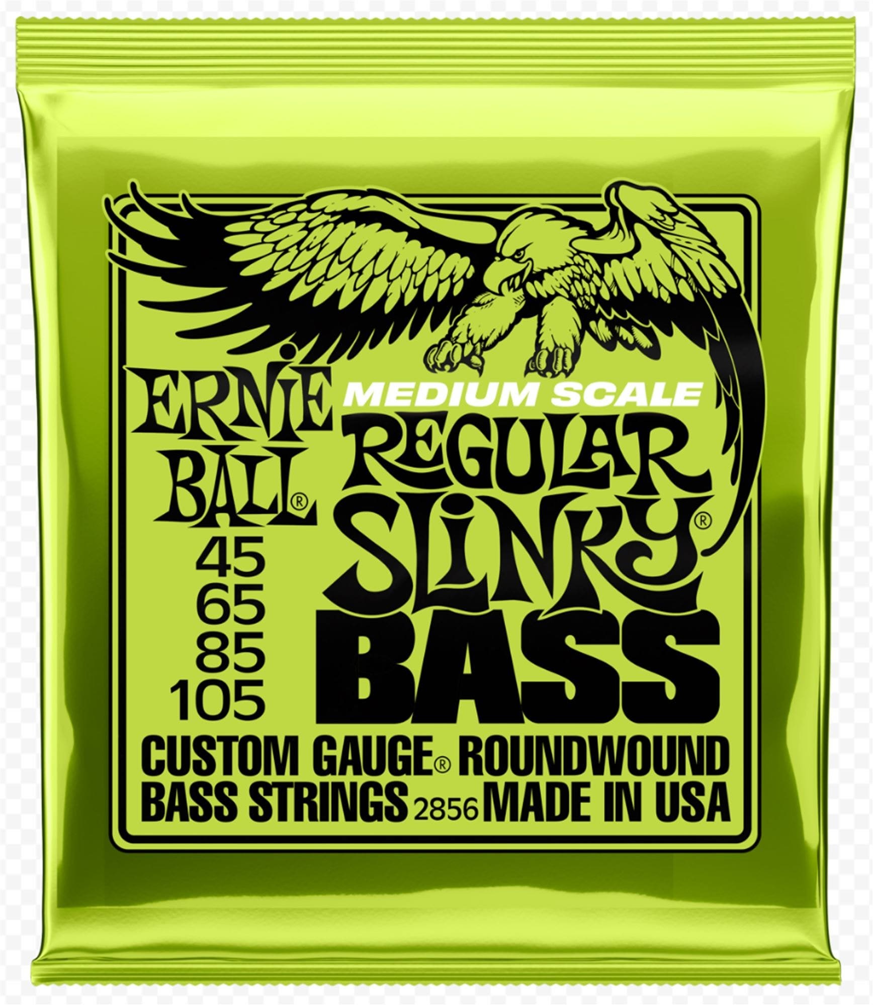 Ernie Ball P02856 Slinky Nickel Wound Medium Scale Bass Strings