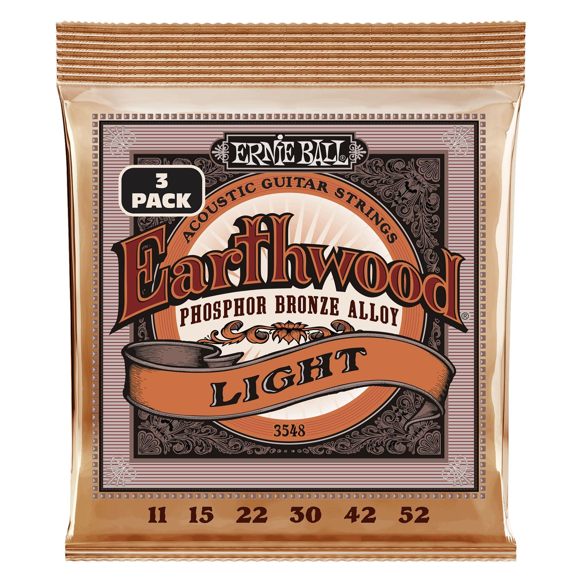 Ernie Ball Earthwood Phosphor Bronze Acoustic Guitar Strings