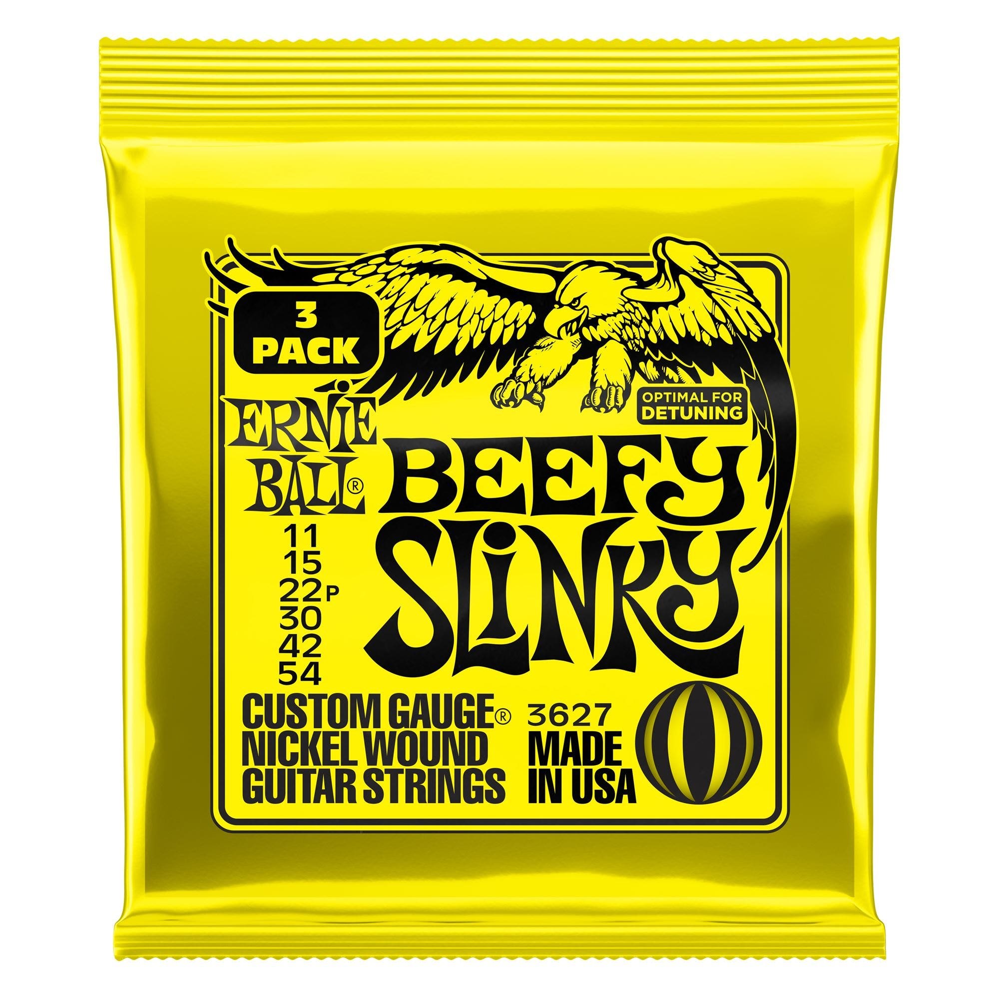 Ernie Ball 2627 Beefy Slinky Nickel Wound Electric Guitar Strings