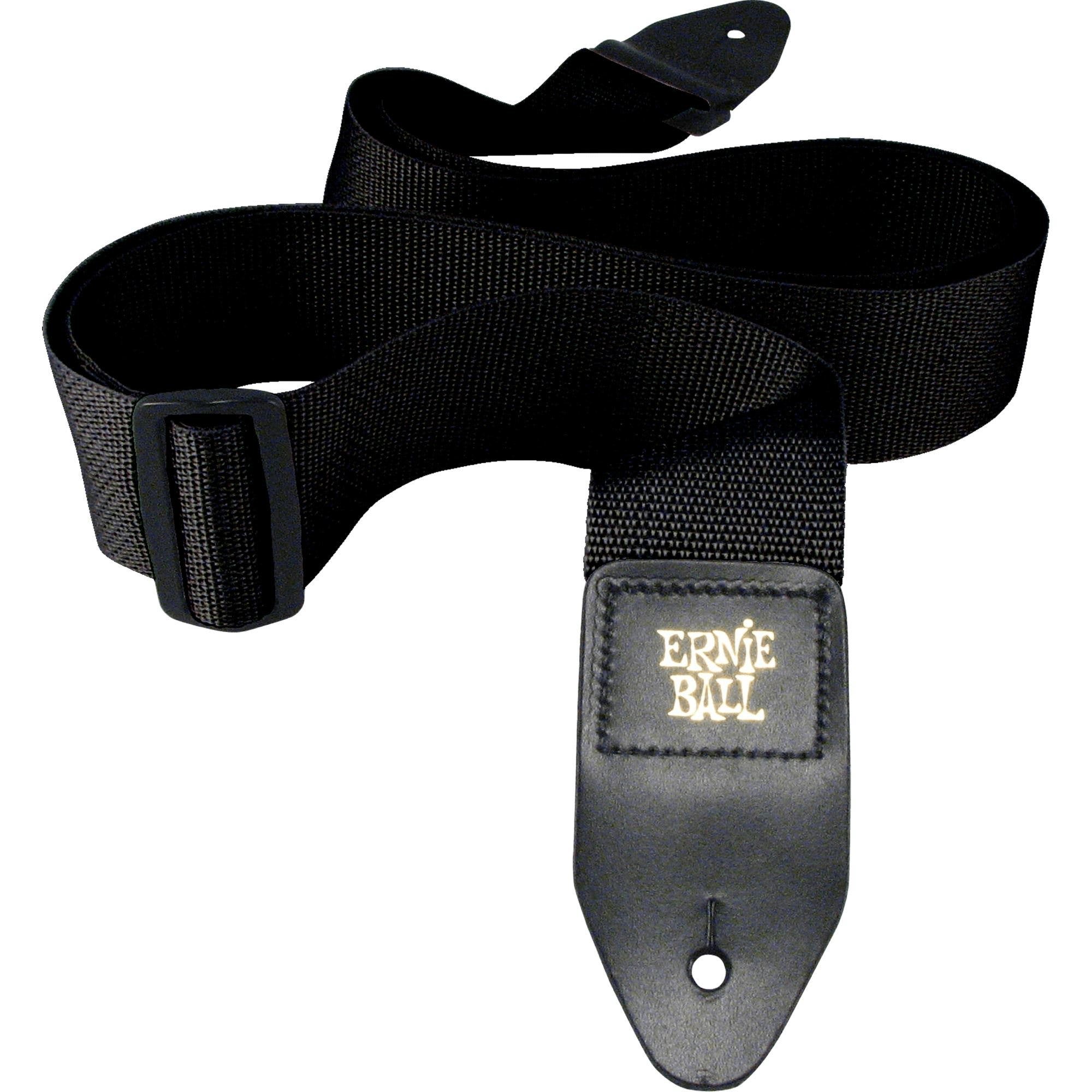 Ernie Ball P04037 2 inch Polypro Guitar Strap Black