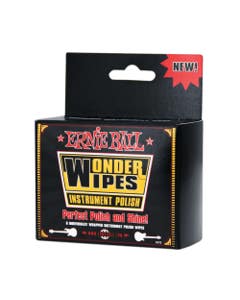 Ernie Ball P04278 Wonder Wipes Instrument Polish 6 Pack