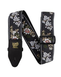 Ernie Ball P05362 Jacquard Guitar Strap White Blossom