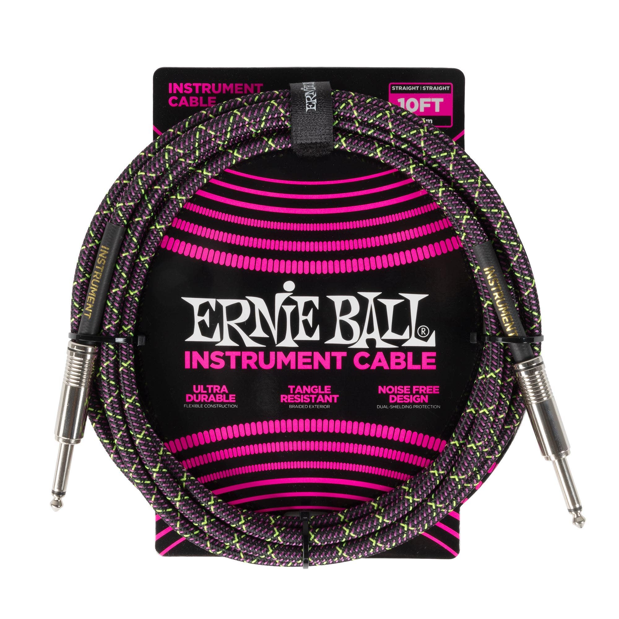 Ernie Ball Braided Instrument Cable 10'