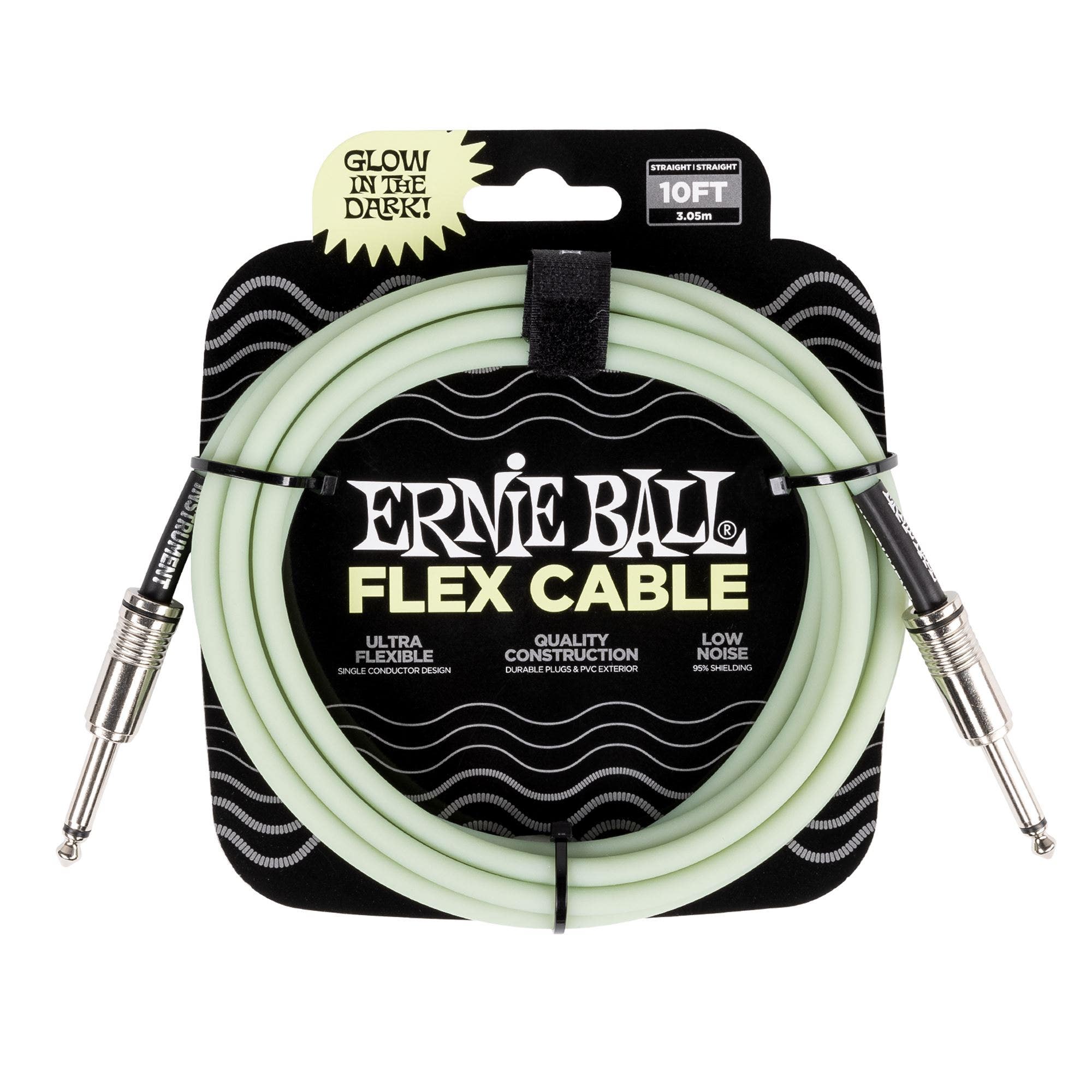Ernie Ball P0641 Flex Instrument Cable 10 Feet