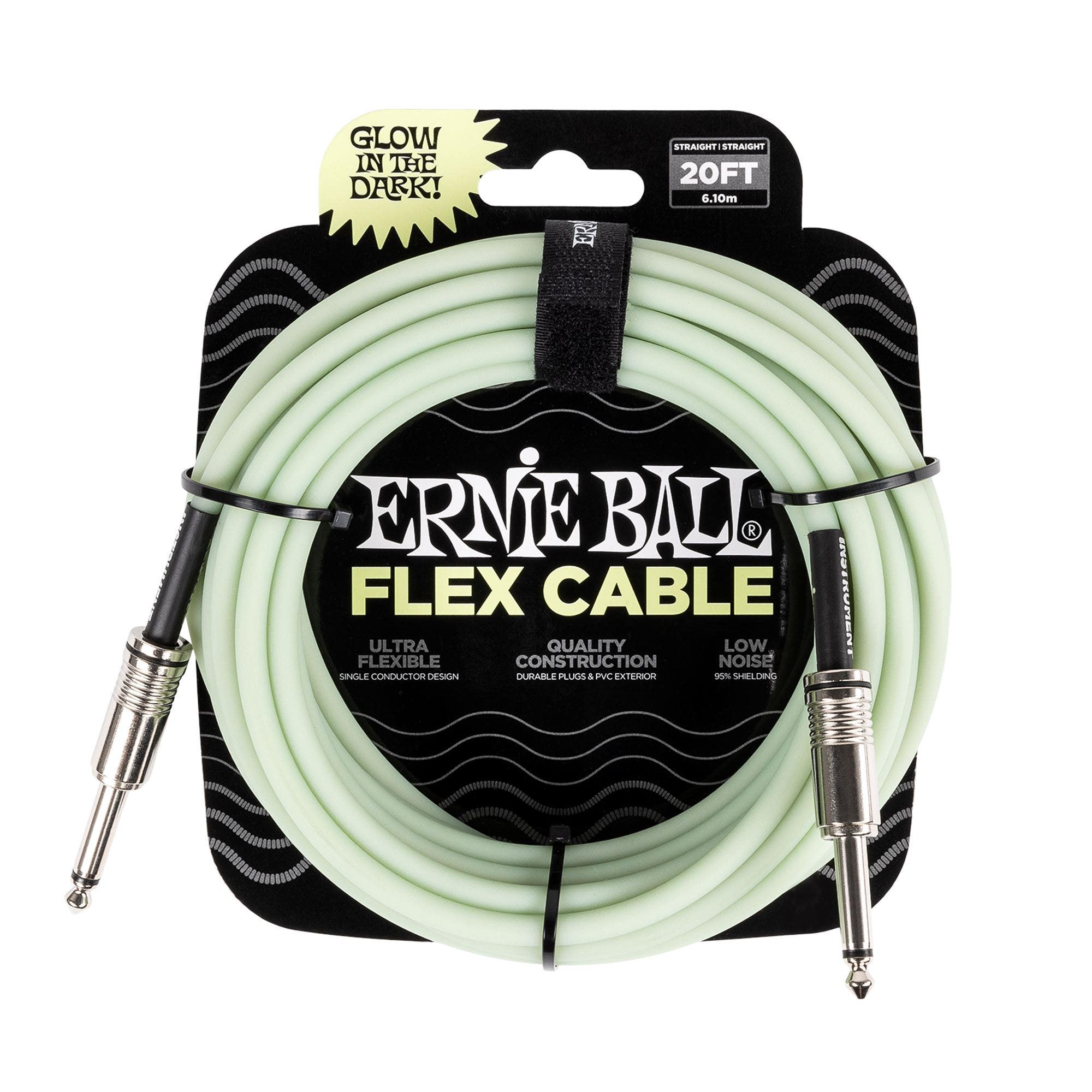 Ernie Ball P0641 Flex Instrument Cable 20 Feet