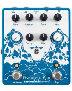 EarthQuaker Devices Avalanche Run V2 Stereo Delay and Reverb Pedal