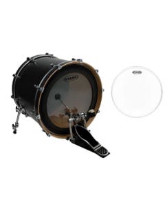 Evans EMAD 2 Clear 22" Bass and Genera G1 Coated 14" Drum Head Pak