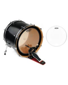 Evans EMAD Heavyweight Clear Bass Drum Head