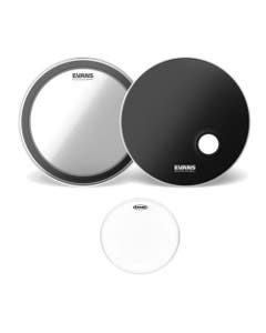 Evans EMAD Clear/REMAD Black 22 Inch Set
