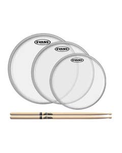 Evans G2 Standard Clear Tom Head Package