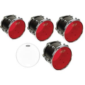 Evans Red Hydraulic 10/12/14/16 Tom PAK w/B14G1