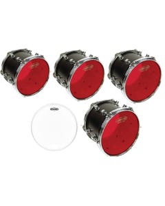 Evans Red Hydraulic 10/12/14/16 Tom PAK w/B14G1
