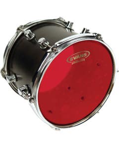 Evans Red Hydraulic Drumhead