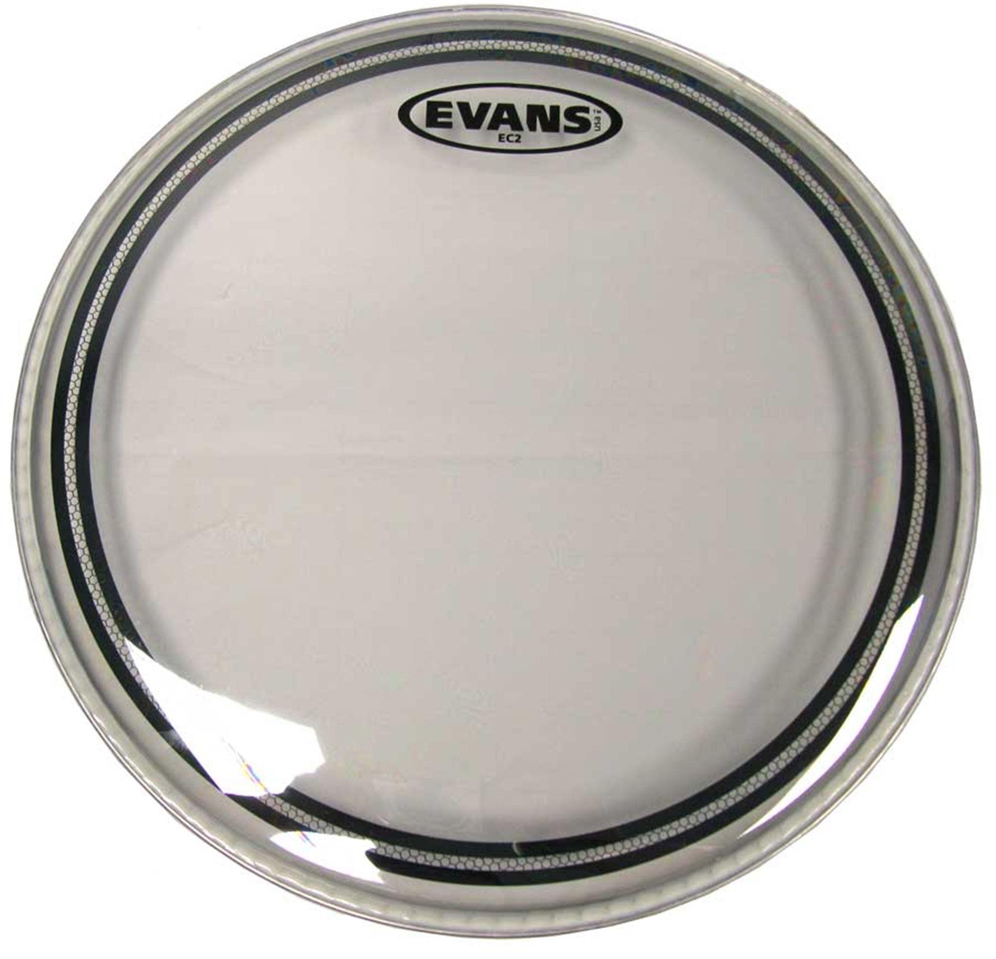 Evans EC2S Edge Control with SST Clear Drum Head 12 Inch