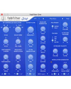 FabFilter One Synthesizer Plugin Download
