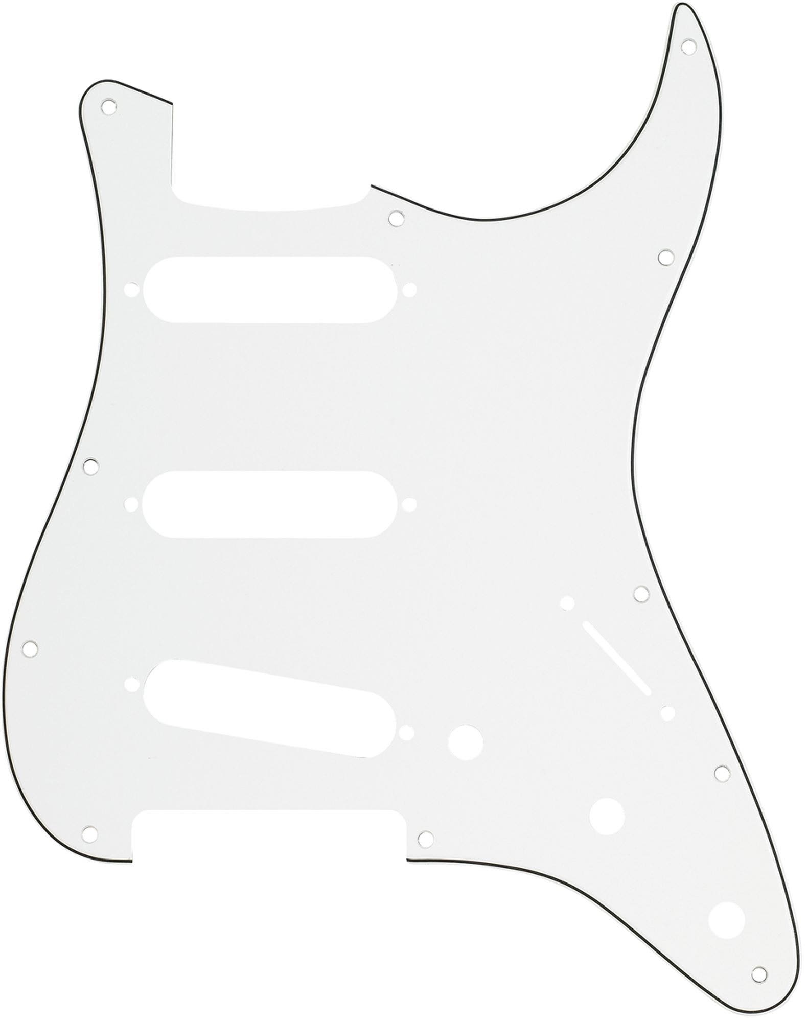 Fender Pickguard for Stratocaster 11 Hole Modern 3 Ply Parchment