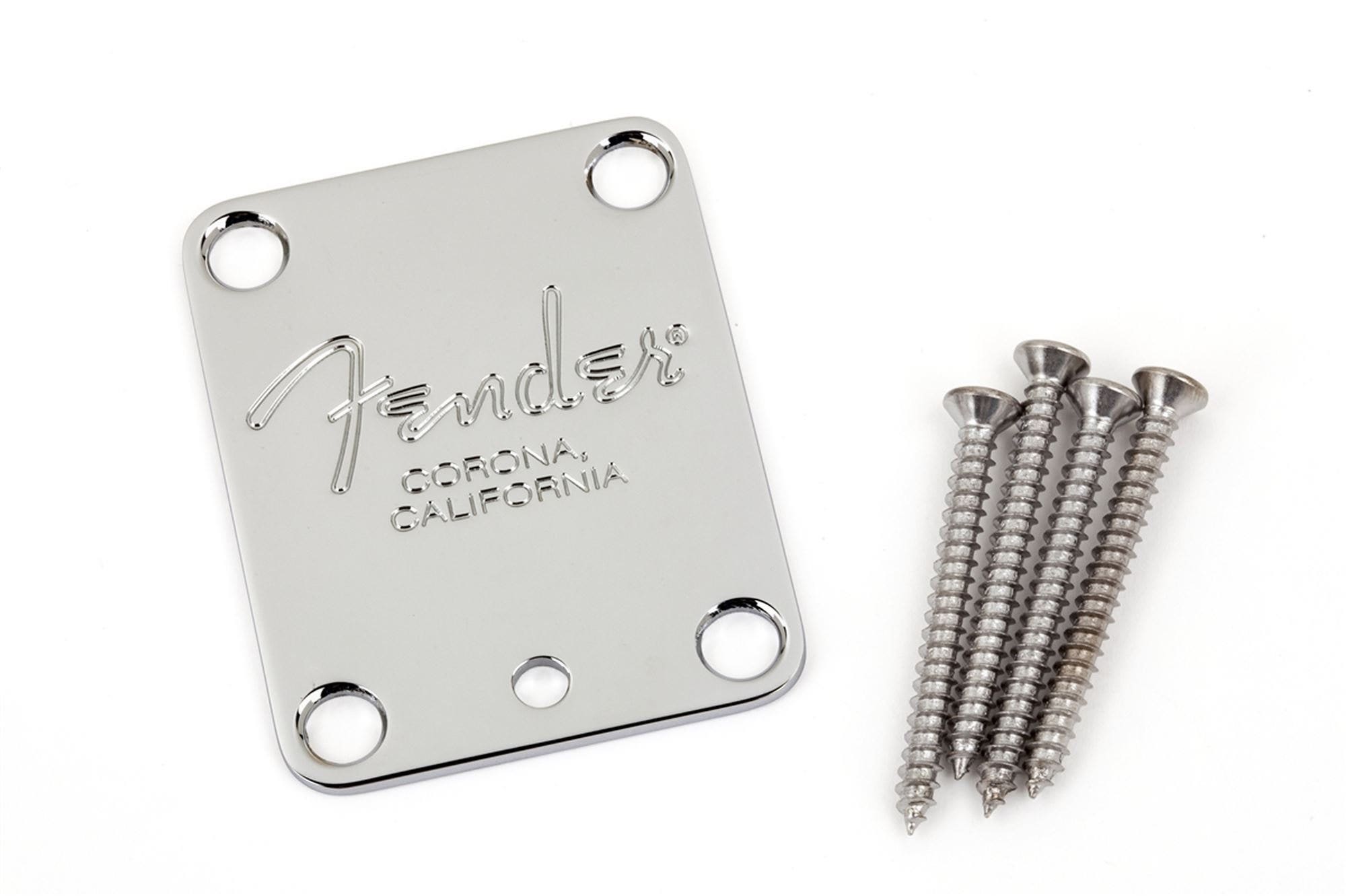 Fender 4 Bolt Neck Plate Corona Stamp