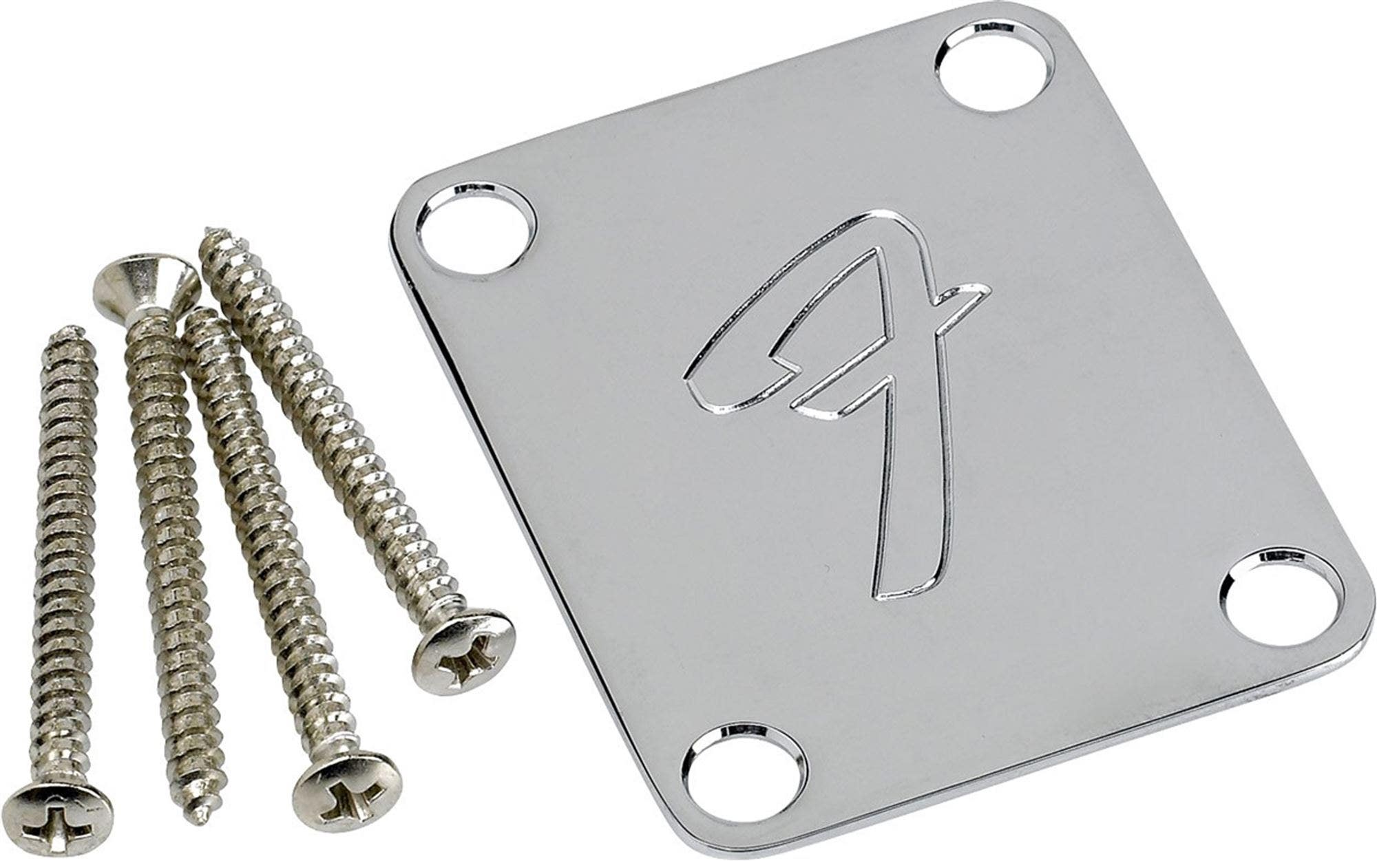 Fender 4 Bolt Neck Plate 70s F Logo