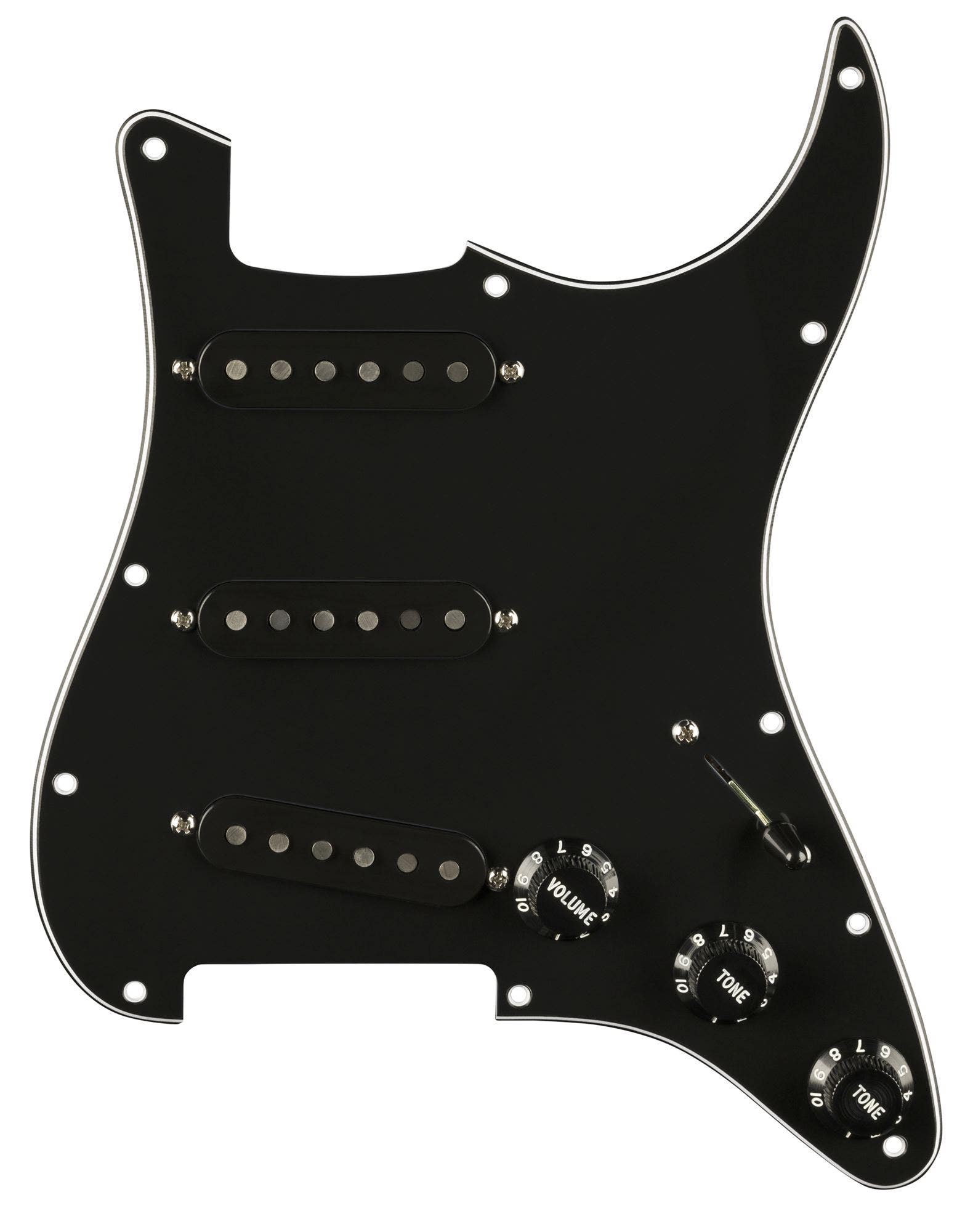 Fender Pre-Wired 59 Strat Pickguard 11 Hole Black