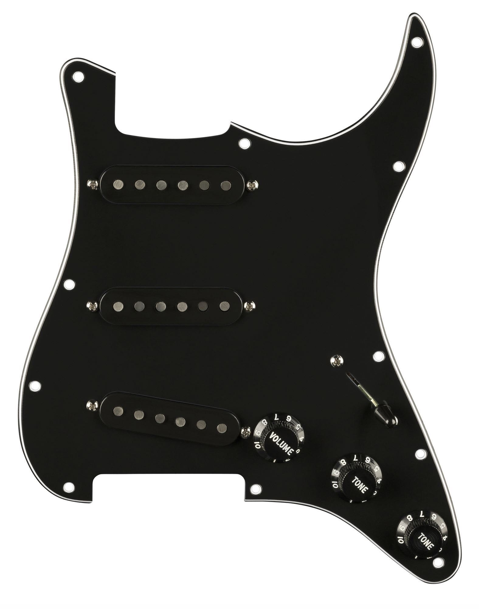Fender Pre-Wired 65 Strat Pickguard 11 Hole Parchment