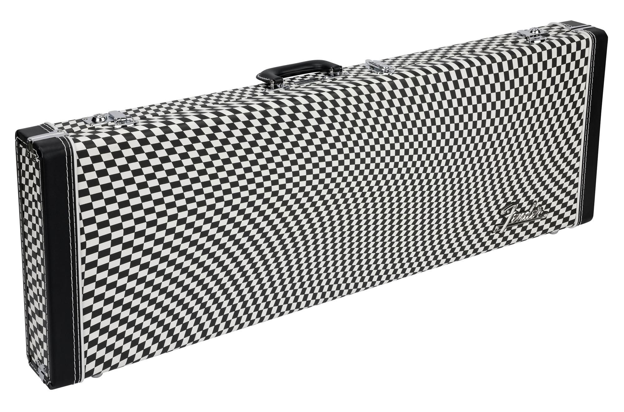 Fender Classic Strat Tele Case Wavy Checkerboard