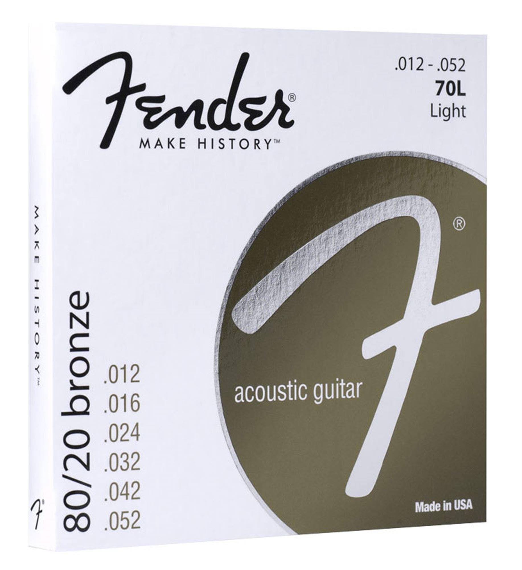 Fender 80/20 Bronze Acoustic Guitar Strings