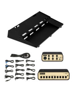 Friedman Tour Pro 15" x 24" Platinum Pedal Board w/Buffer and Power Grid 10