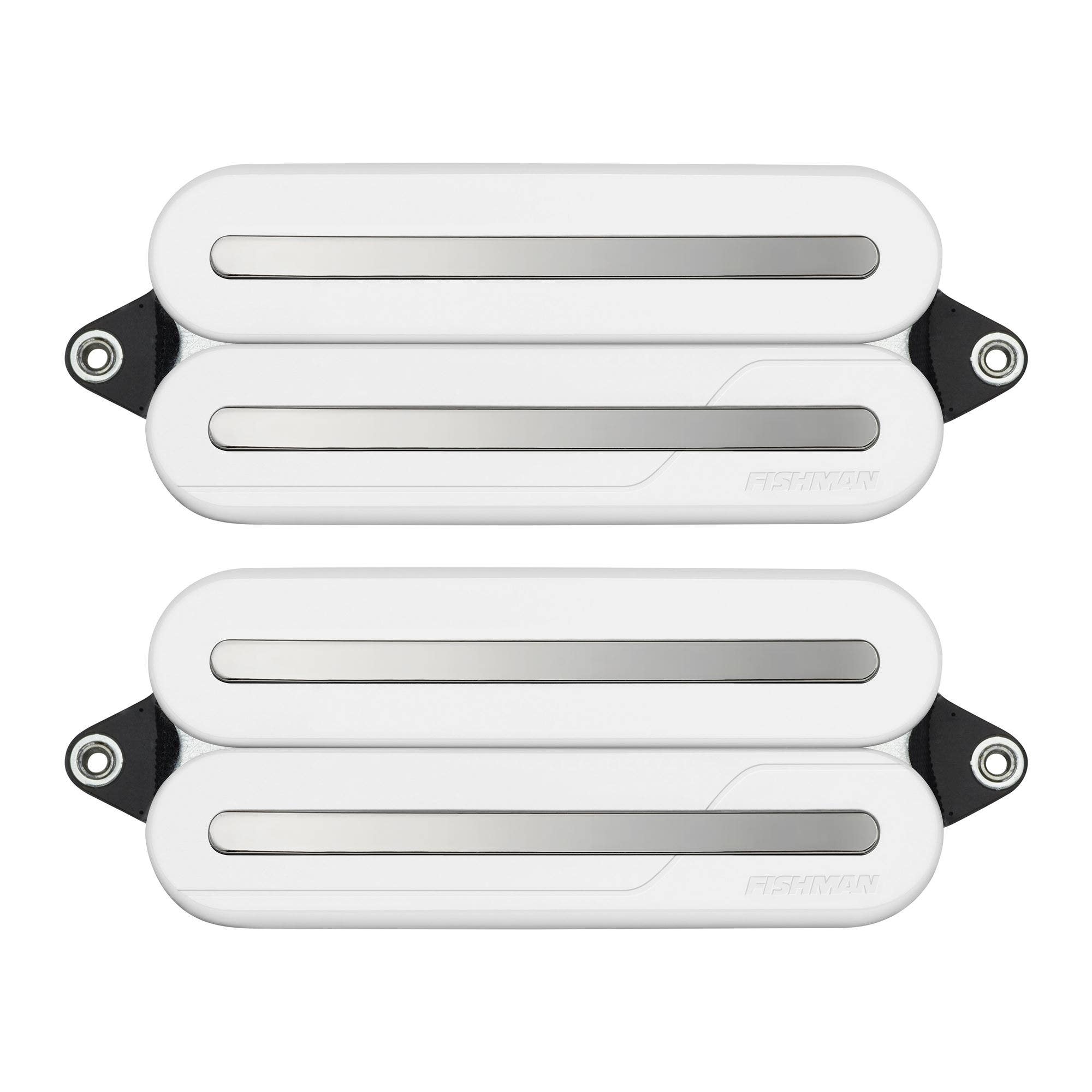 Fishman Open Core Modern Humbucker 7-String Set White with Black Nickel Blades