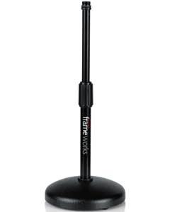 Gator GFW-MIC-0501 Round Base Desktop Mic Stand