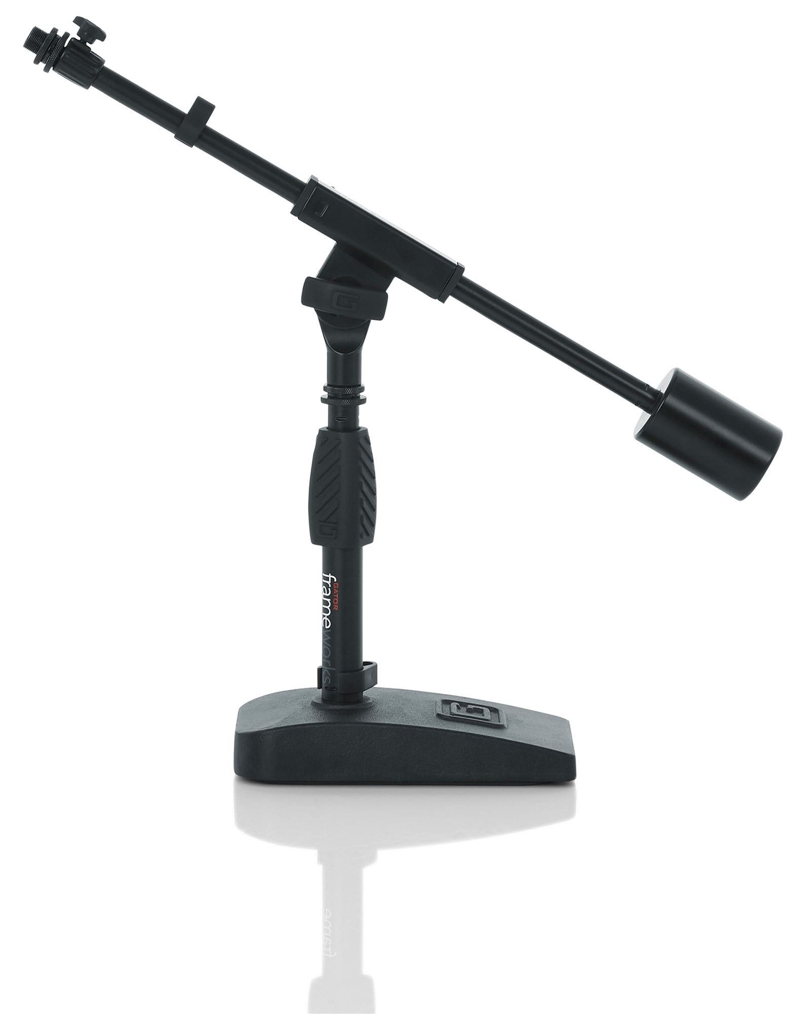 Gator GFW-MIC-0822 Desktop Podcasting Telescoping Boom Mic Stand