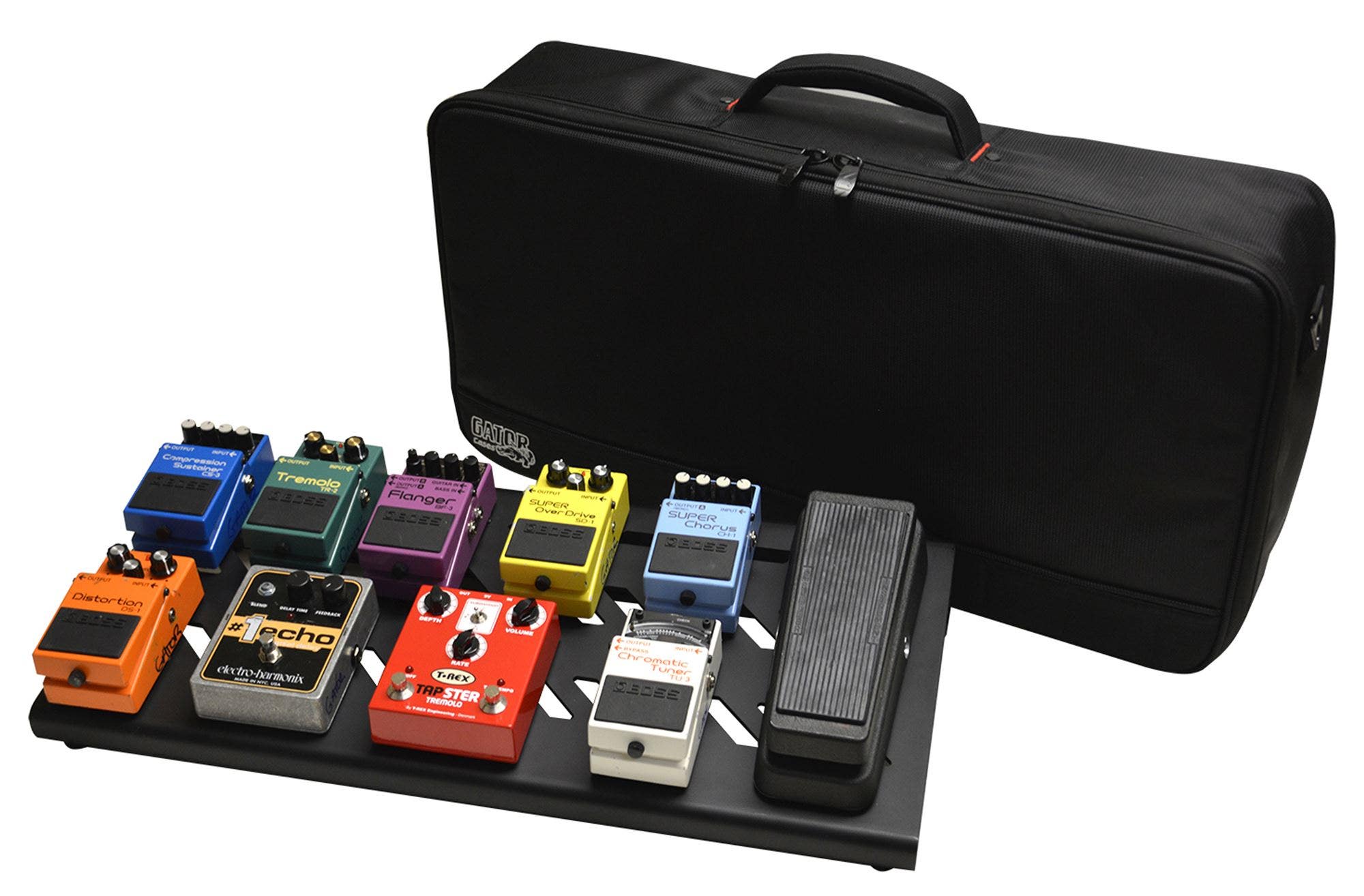 Gator GPBBAK1 Black Aluminum Large Pedalboard with Bag