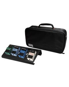 Gator GPBLAK1 Black Aluminum Small Pedalboard with Bag