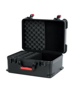 Gator GTSA-MIC15 TSA ATA Molded Case with Drops for 15 Microphones