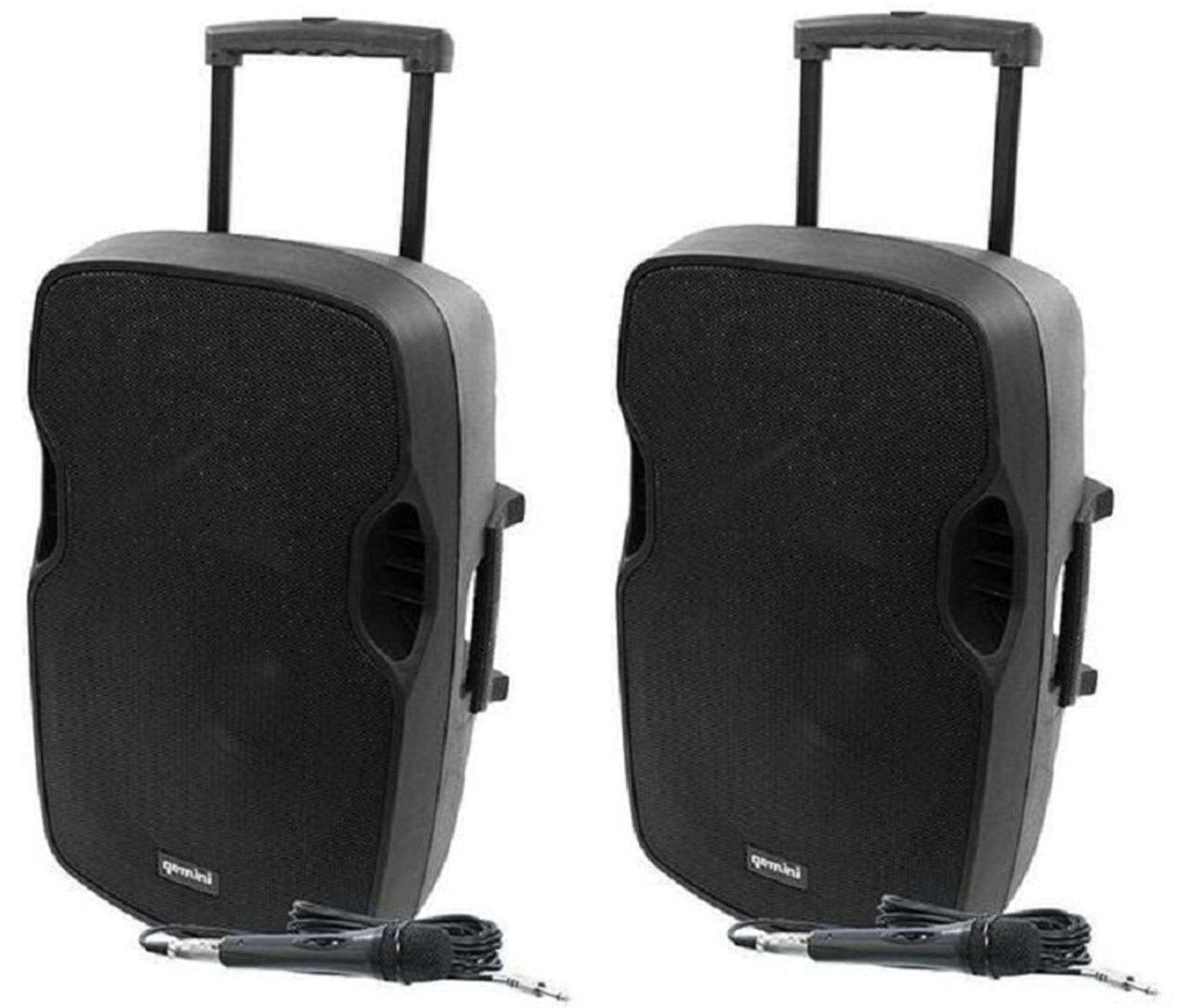 Gemini AS15TOGO 15 Inch Powered Speaker with Bluetooth Pair