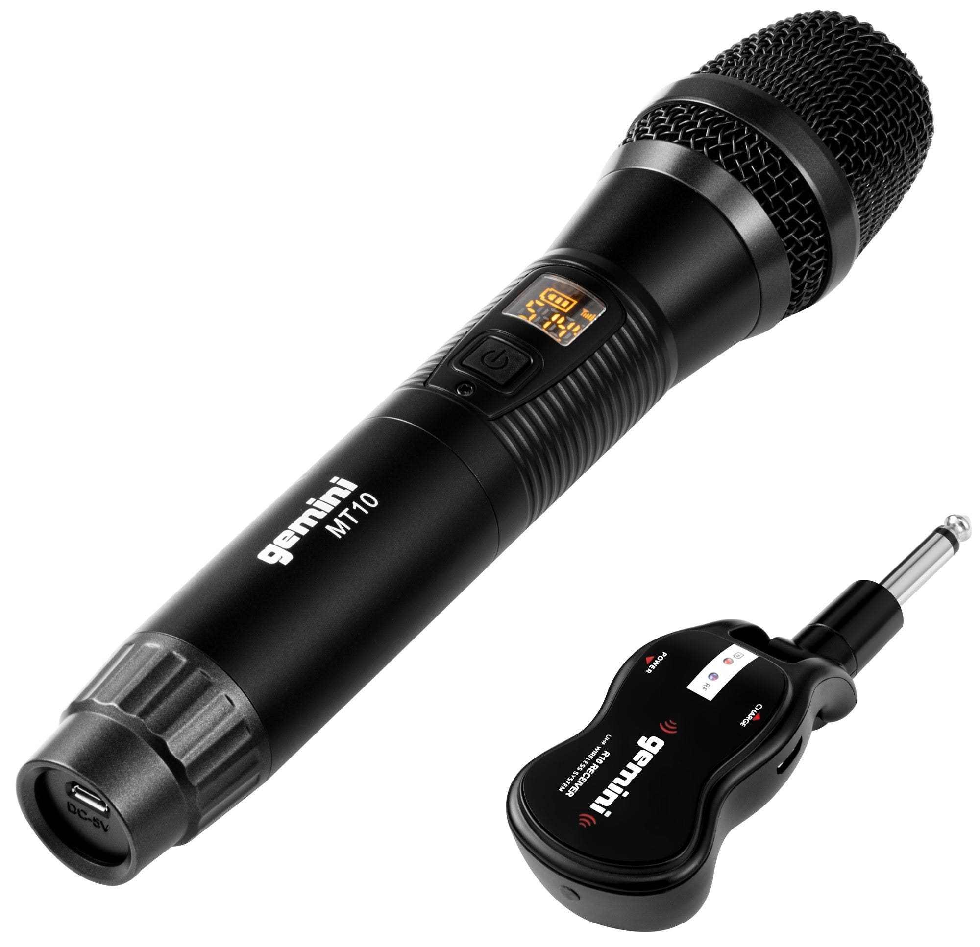 Gemini GMU-M100 UHF Wireless Handheld Microphone System