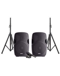 Gemini PA SYS15 Complete Dual Speaker PA Package