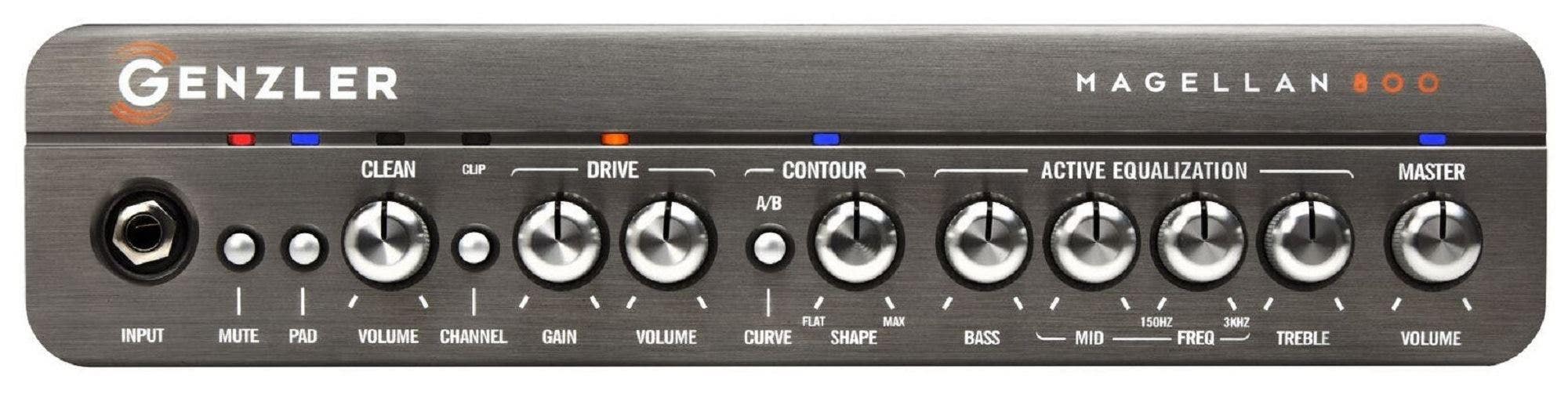 Genzler MG800 Magellan 800 Bass Guitar Head 800 Watts