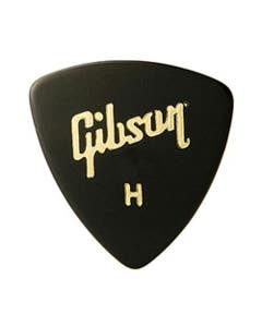 Gibson Wedge Pick 72 Pack Black Heavy