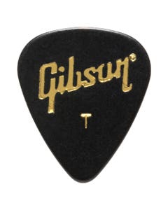 Gibson Standard Pick Pack 72 Pieces Black Thin