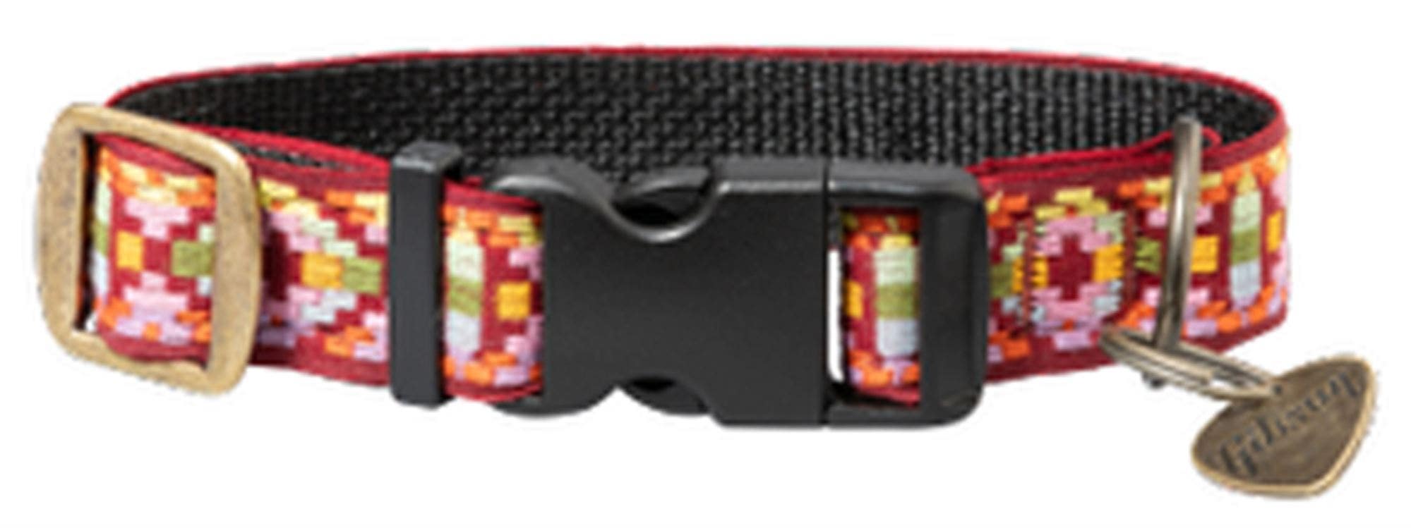 Gibson Dog Collar with Guitar Pick Tag, Pink