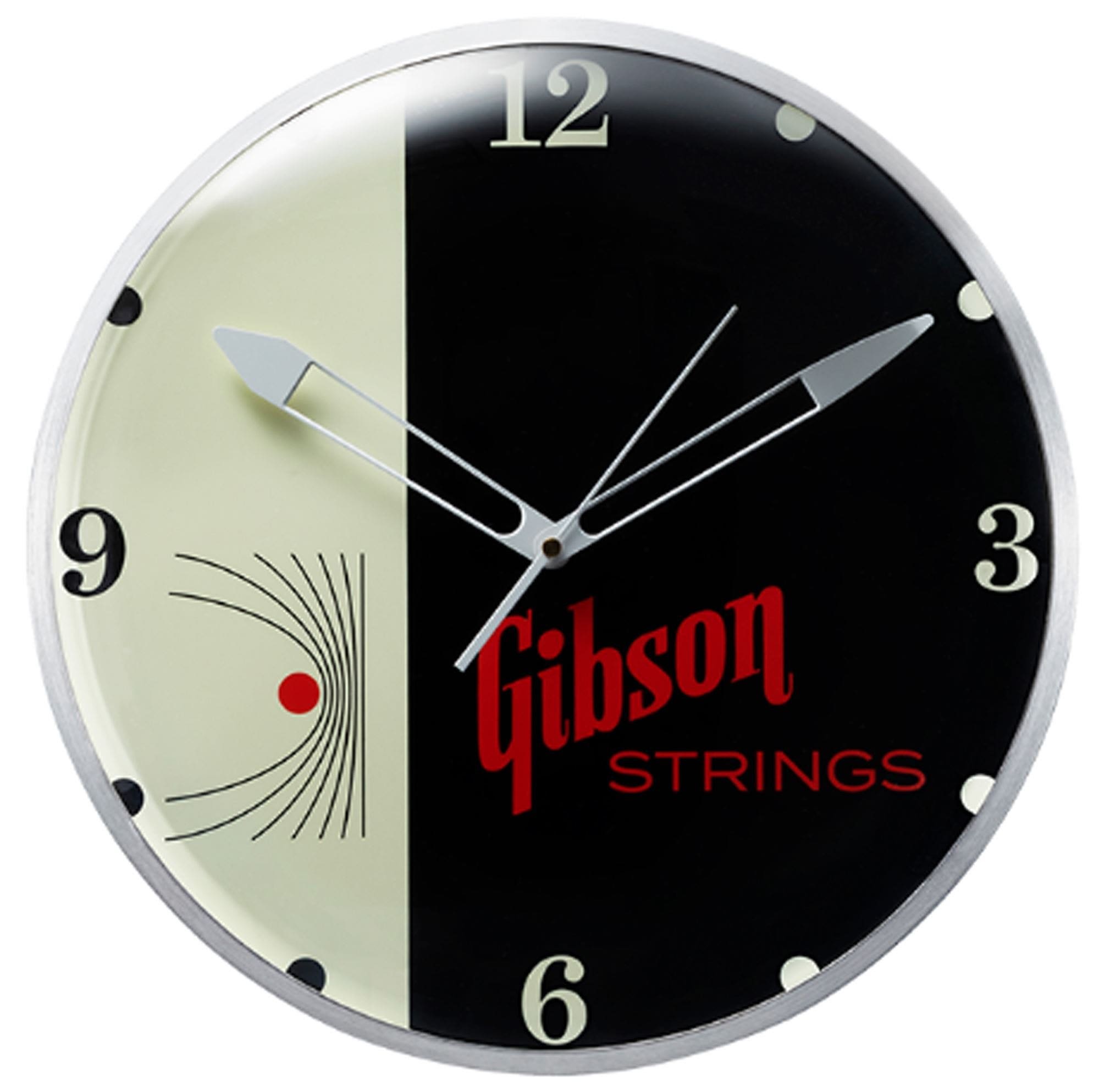 Gibson Vintage Lighted Wall Clock Strings