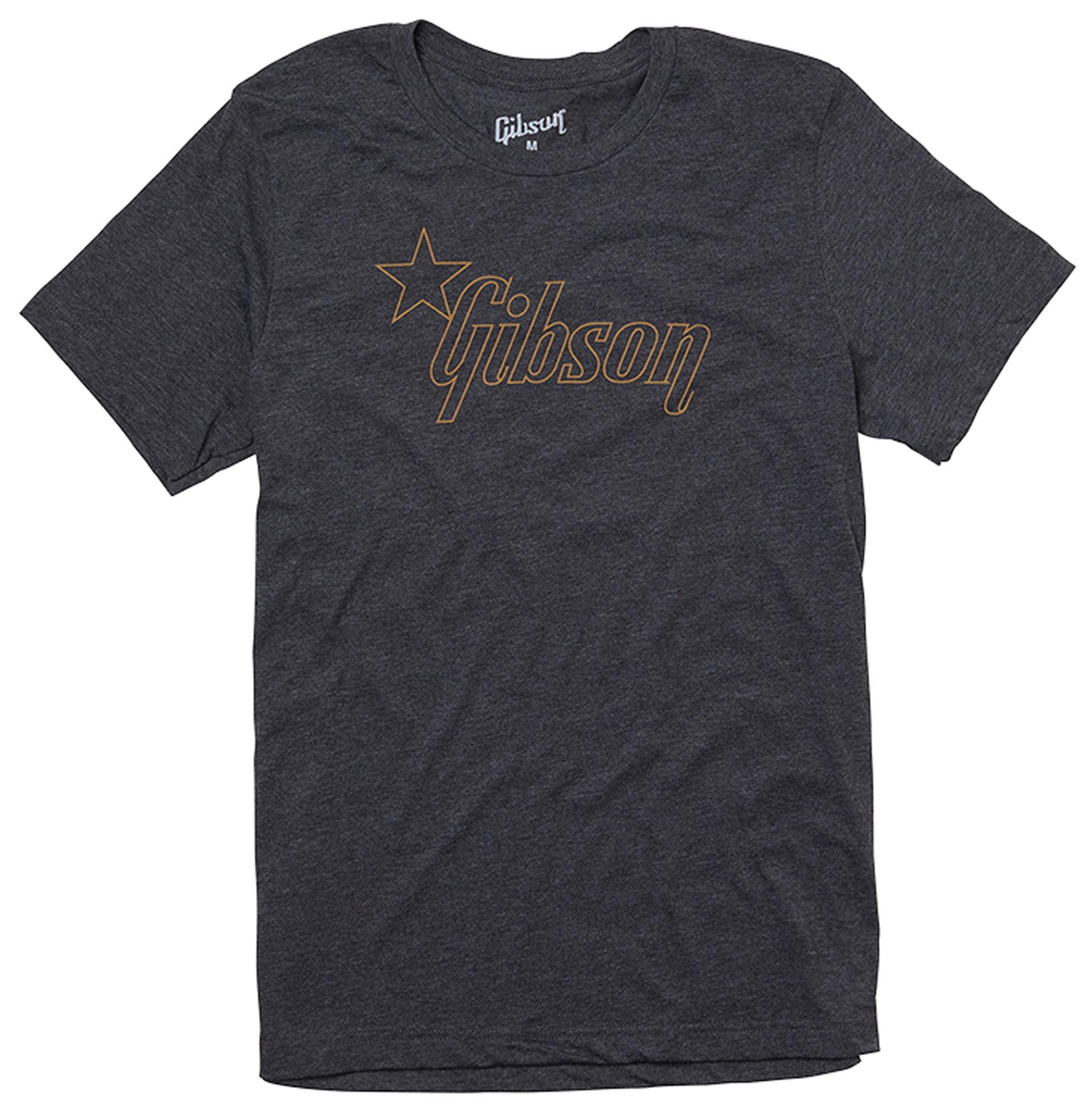 Gibson Star Logo T-Shirt Charcoal