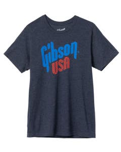 Gibson USA Logo T-Shirt Blue