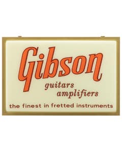 Gibson Vintage Lighted Sign Guitars and Amplifier