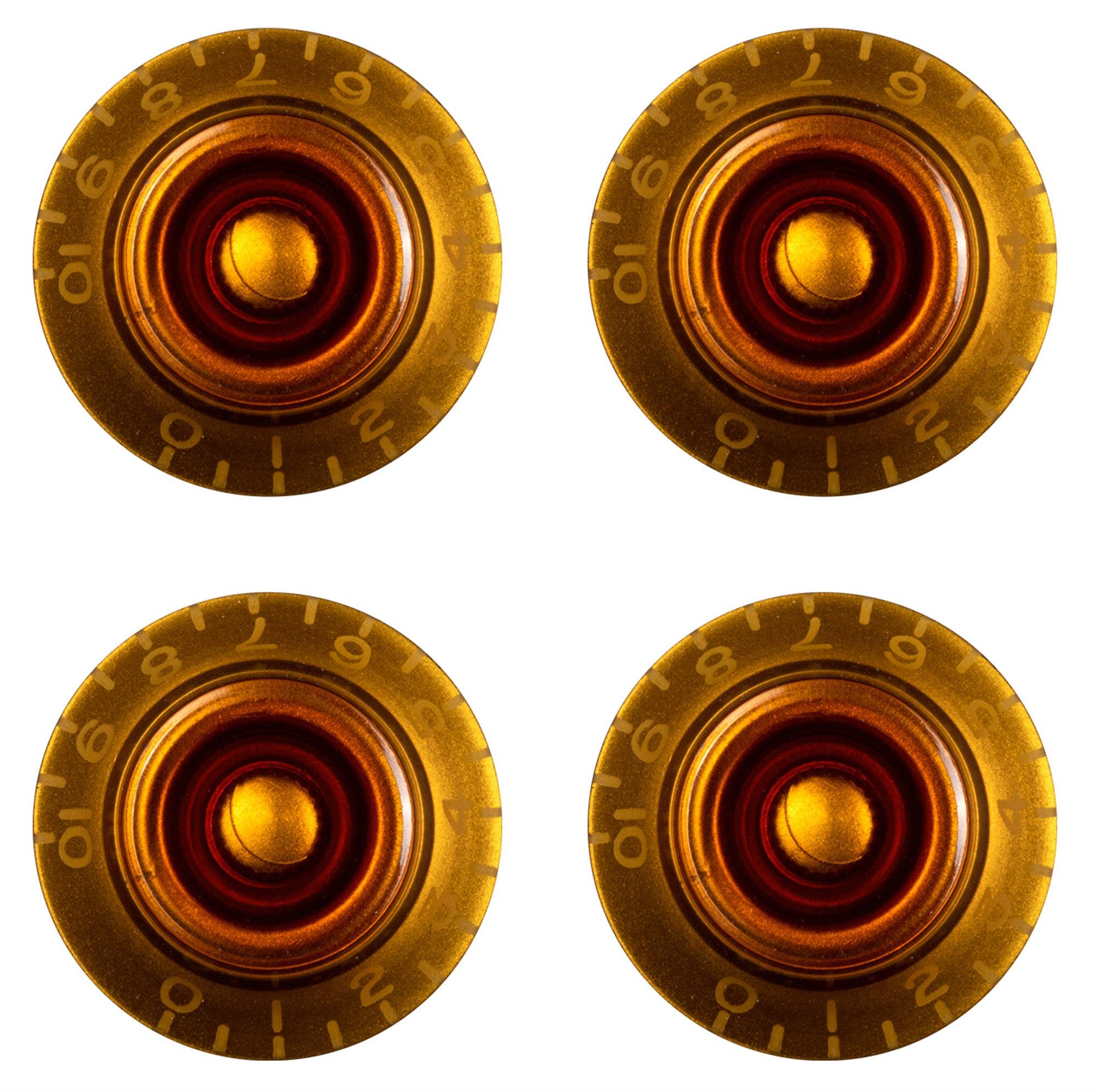 Gibson Top Hat Knobs Pack of 4 Black
