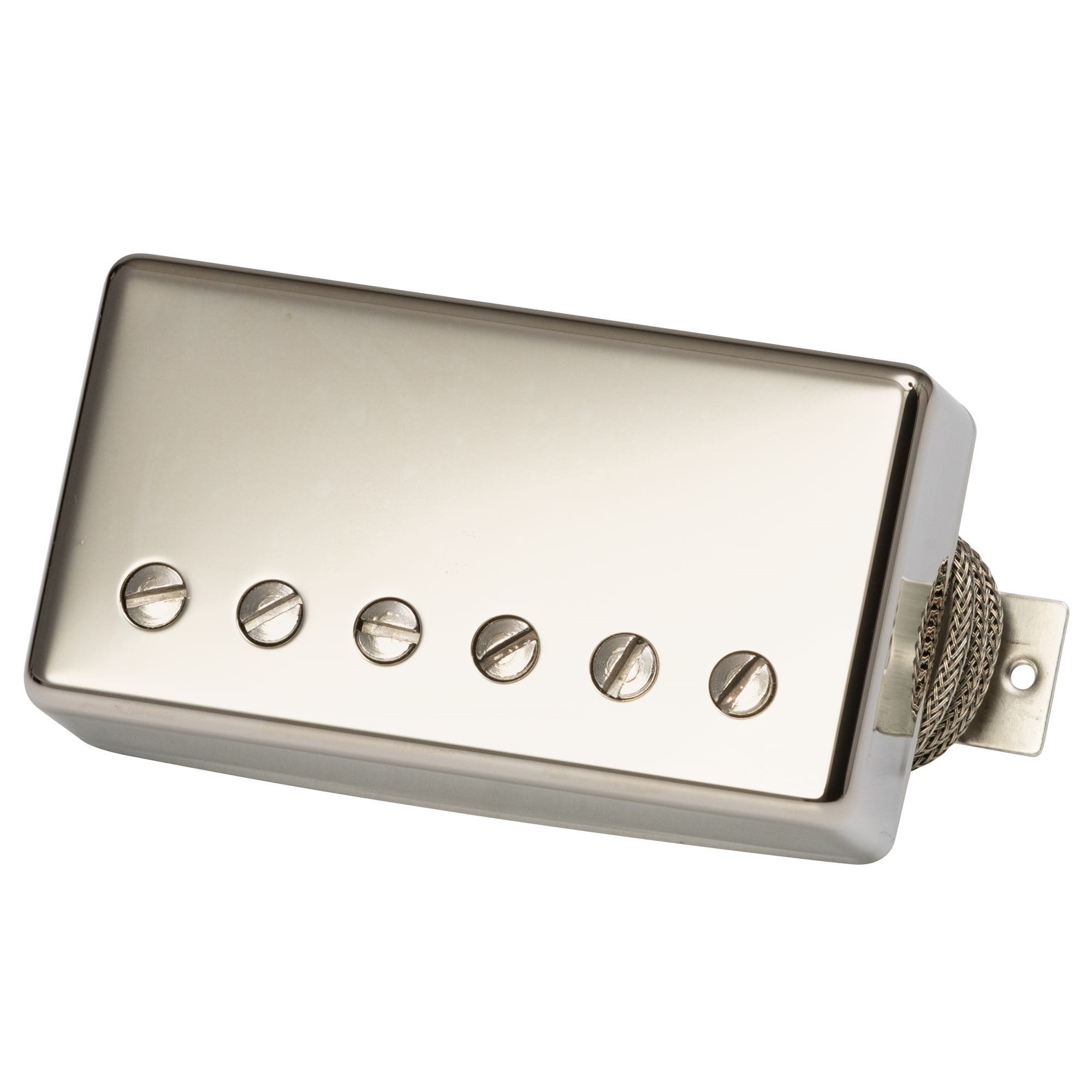 Gibson T-Type Treble Humbucker Pickup Double Black with Nickel Cover