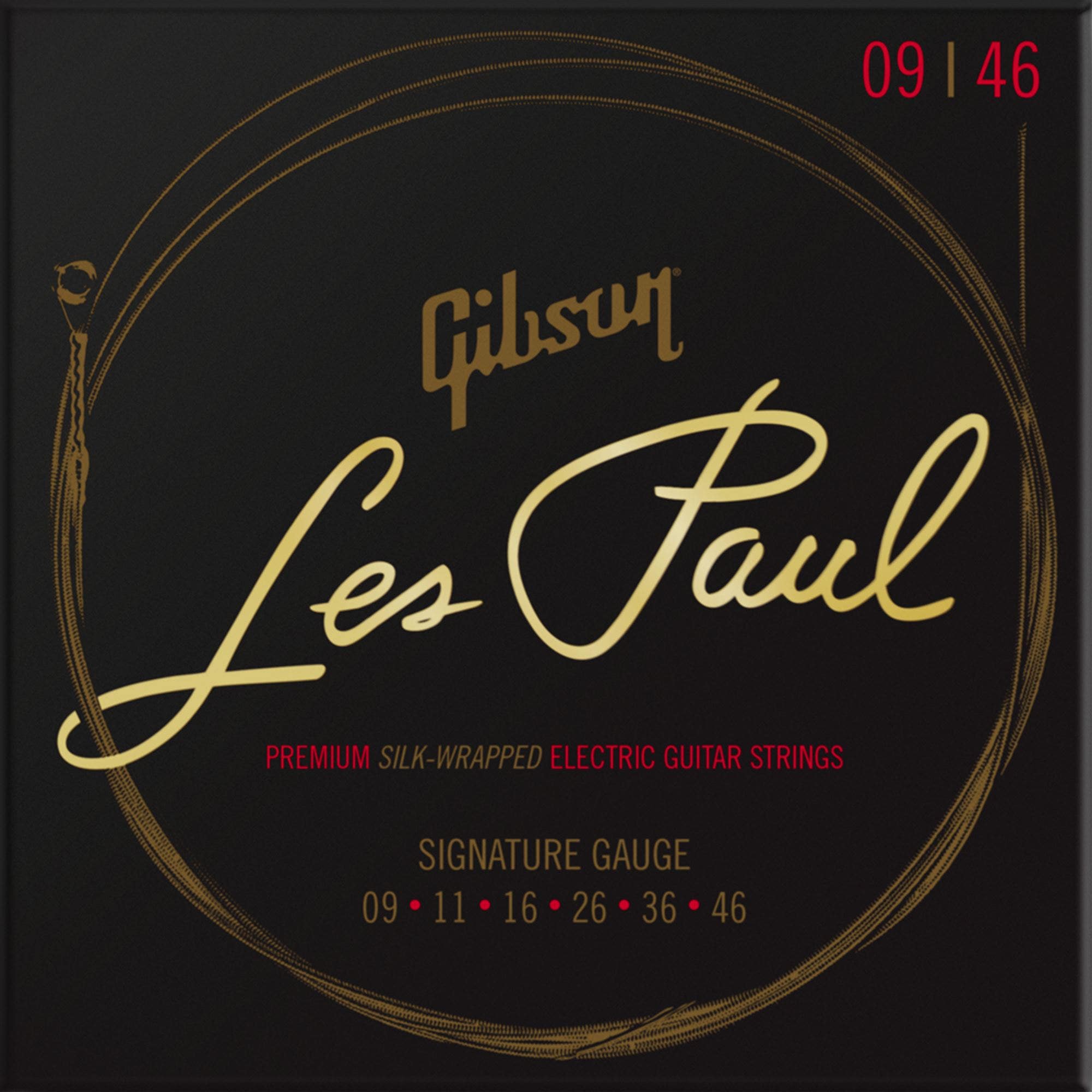 Gibson SEG-LES Les Paul Premium Electric Strings, Signature .009-.046